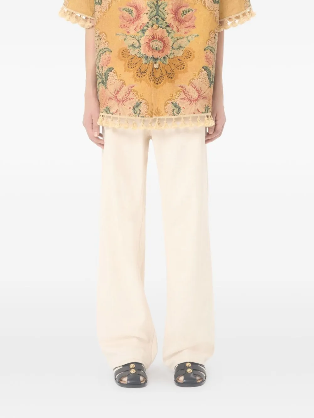 DENIM COTTON JEANS sold by Lord & Taylor product image thumbnail 3