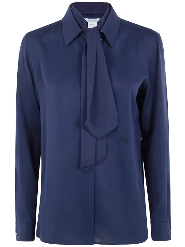 "MXMCOLMO" SILK SCARF SHIRT sold by Lord & Taylor