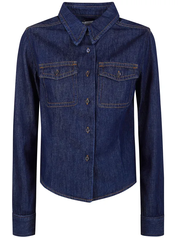"CELLIE" DENIM SHIRT sold by Lord & Taylor