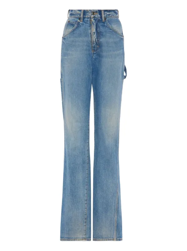 STRAIGHT-LEG JEANS sold by Lord & Taylor