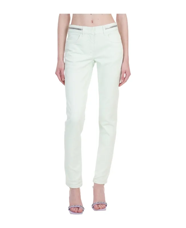 WOMEN'S SLIM FIT DENIM W/ ZIPPER AT WAIST made by Givenchy