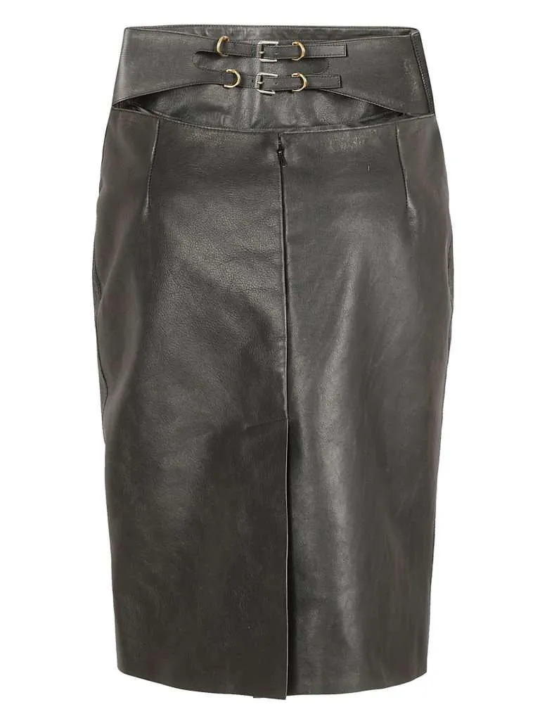 WOMEN'S MIDI BIKER SKIRT sold by Lord & Taylor product image thumbnail 2