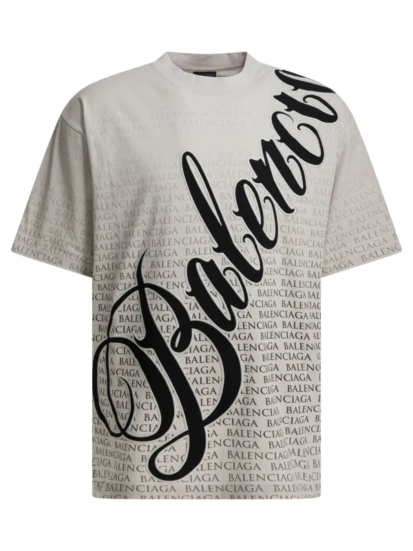 "Big B" crew-neck T-shirt made by Balenciaga