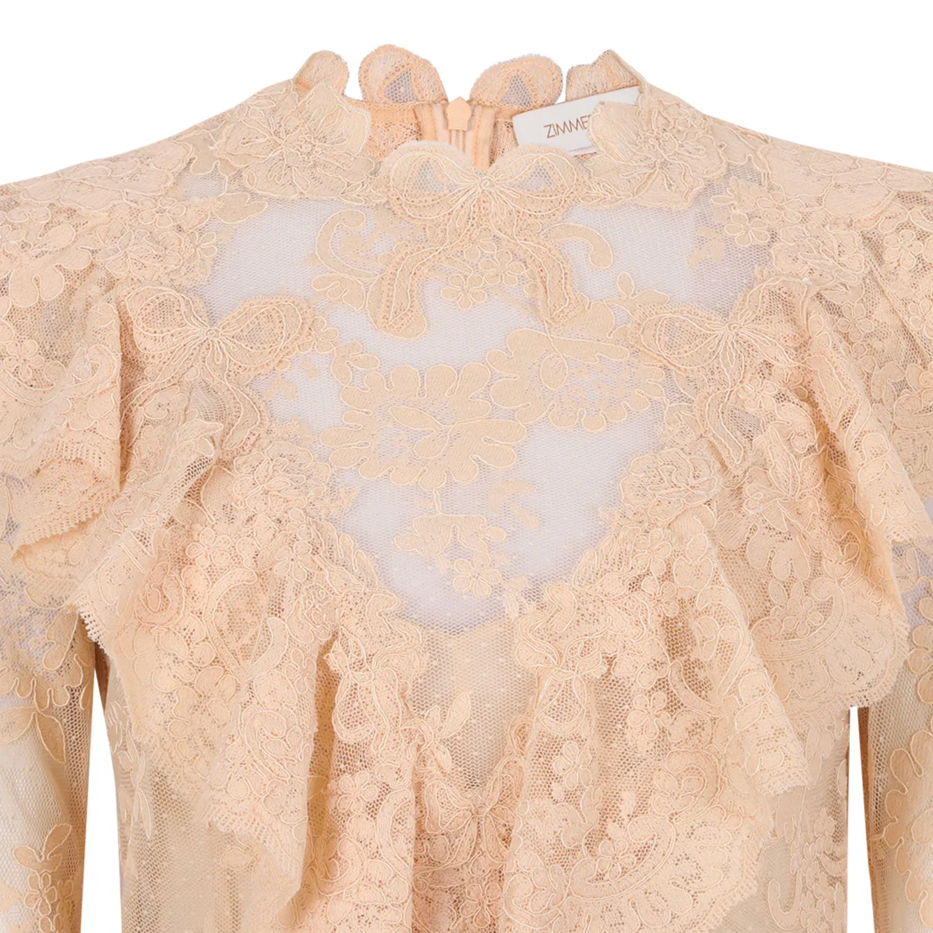 WHITE POLYESTER-BLEND TOP sold by Lord & Taylor product image thumbnail 3