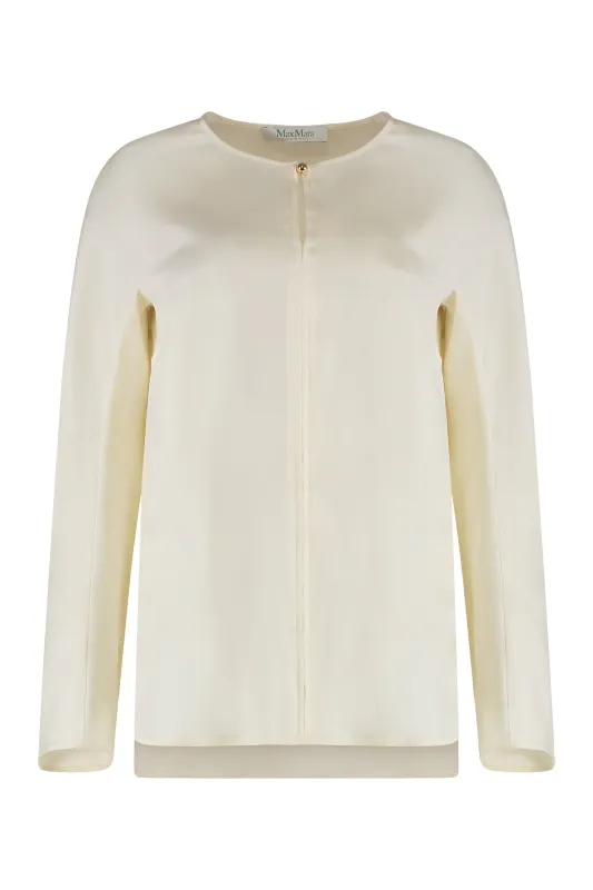 BLOUSE IN SILK CRÊPE FROM CHINA made by MaxMara