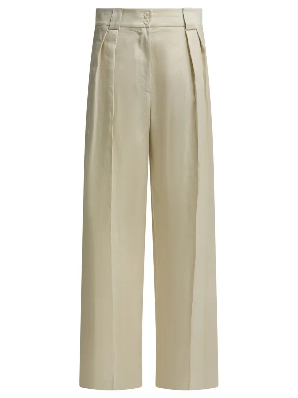 BEIGE LINEN TROUSERS sold by Lord & Taylor