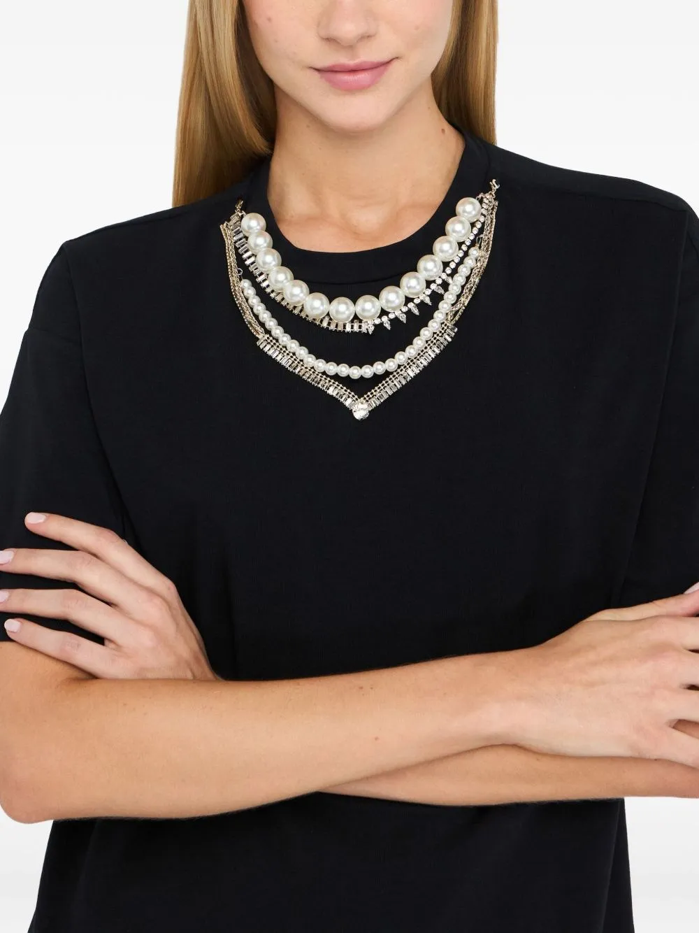 BEADED RHINESTONE COLLAR sold by Lord & Taylor product image thumbnail 4