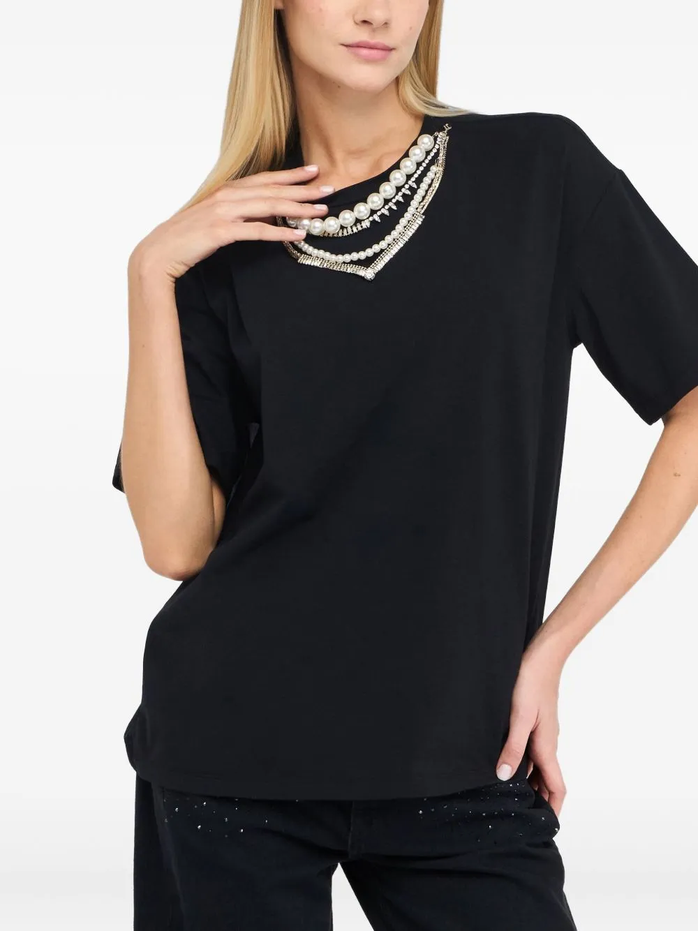 BEADED RHINESTONE COLLAR sold by Lord & Taylor product image thumbnail 5