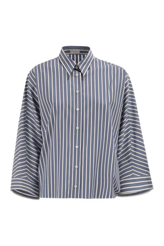 VERTICAL STRIPED COTTON SHIRT sold by Lord & Taylor