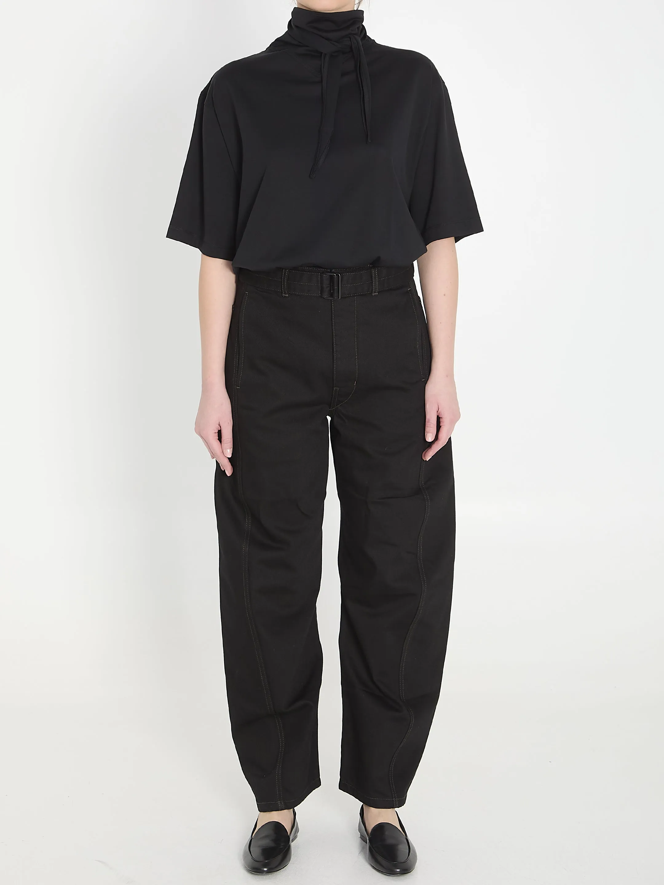 T-SHIRT WITH SCARF sold by Lord & Taylor product image thumbnail 5