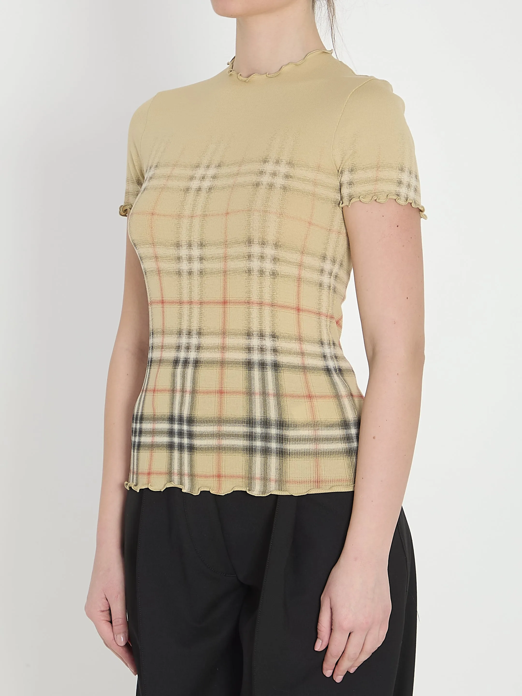 STRETCH COTTON T-SHIRT sold by Lord & Taylor product image thumbnail 2