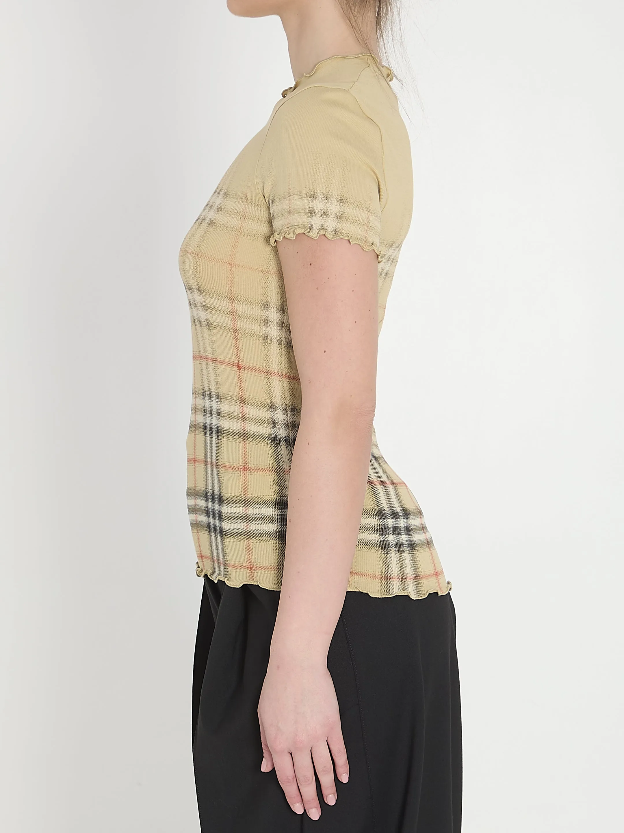STRETCH COTTON T-SHIRT sold by Lord & Taylor product image thumbnail 3