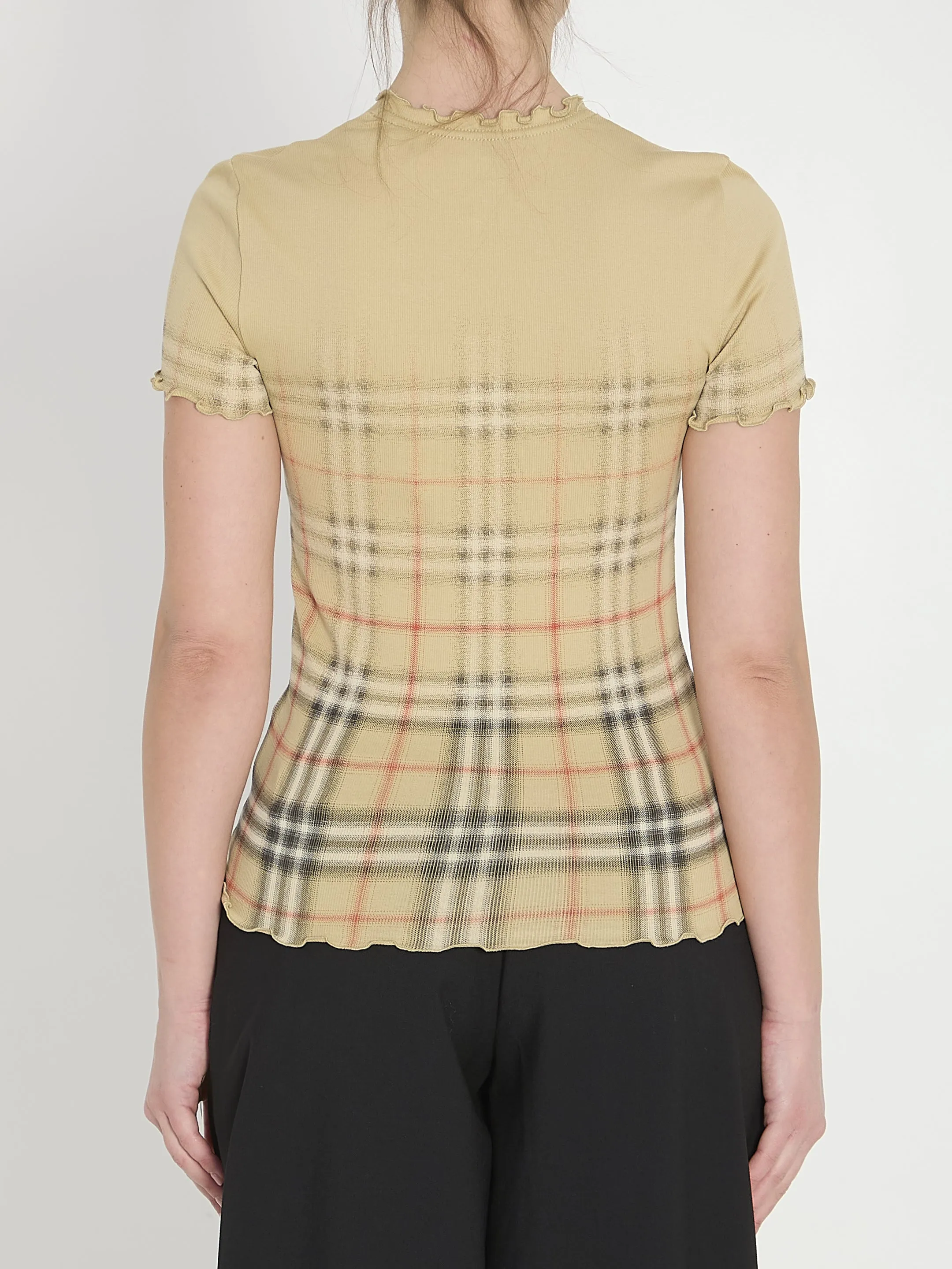 STRETCH COTTON T-SHIRT sold by Lord & Taylor product image thumbnail 4