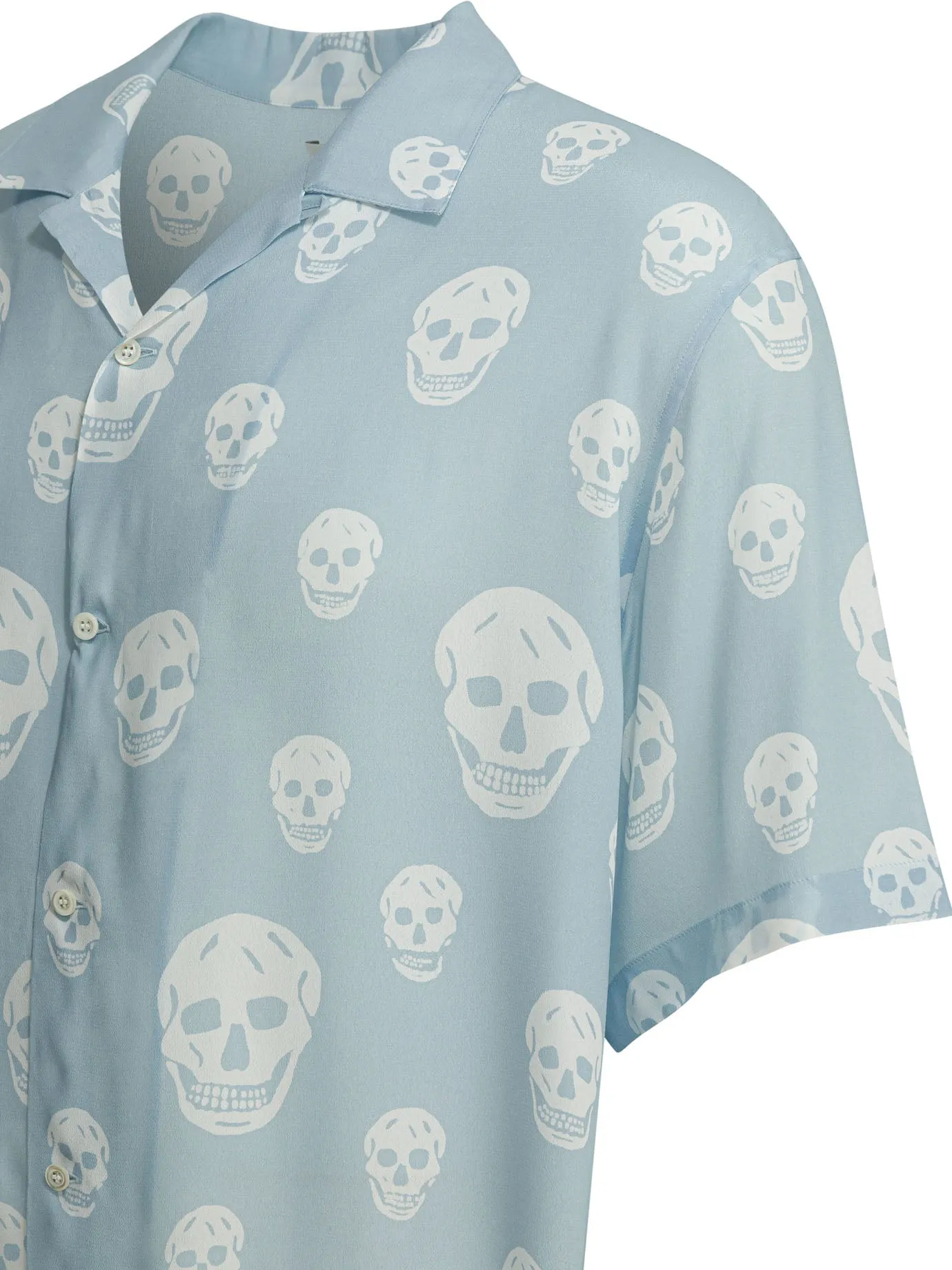 LIGHT BLUE VISCOSE SHIRT sold by Lord & Taylor product image thumbnail 4