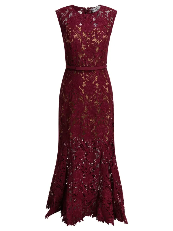 LACE SHEATH MIDI DRESS sold by Lord & Taylor