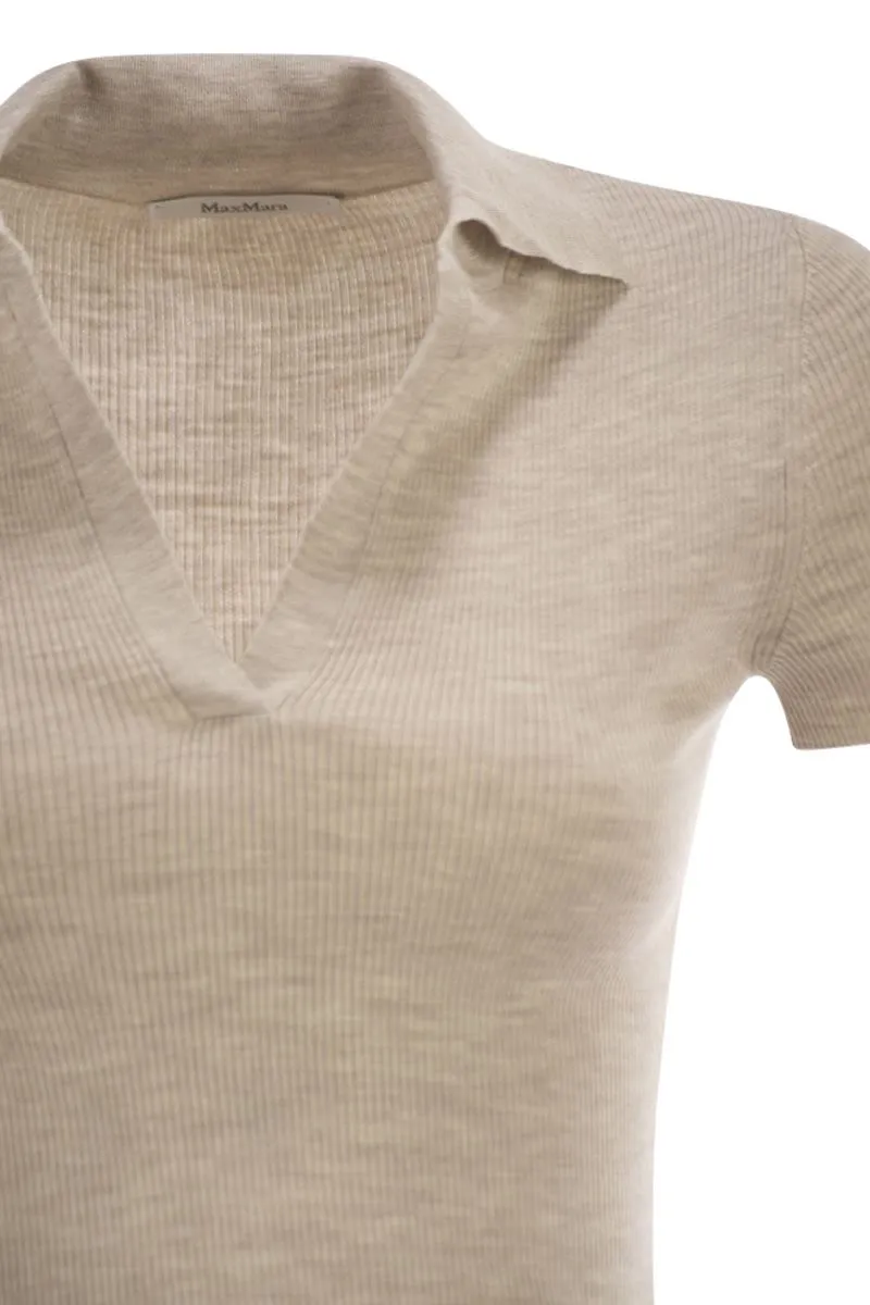 MXMALBERO - RIBBED WOOL POLO SHIRT sold by Lord & Taylor product image thumbnail 4