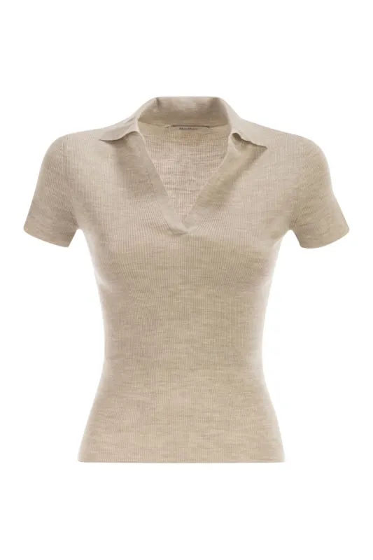 MXMALBERO - RIBBED WOOL POLO SHIRT sold by Lord & Taylor