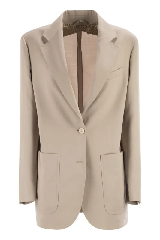 MXMAFFARI - SINGLE-BREASTED JACKET IN WOOL, MOHAIR AND SILK sold by Lord & Taylor