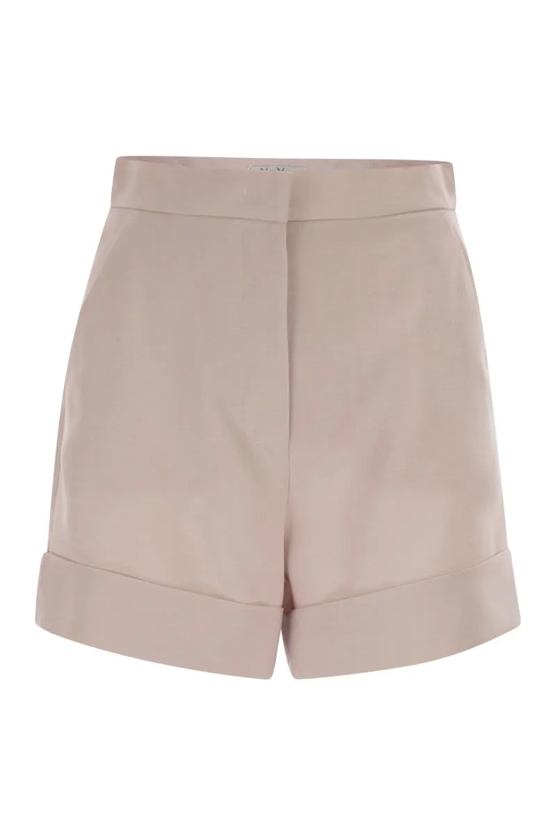 MXMCELEBRE - SHORTS IN WOOL, MOHAIR AND SILK CANVAS sold by Lord & Taylor