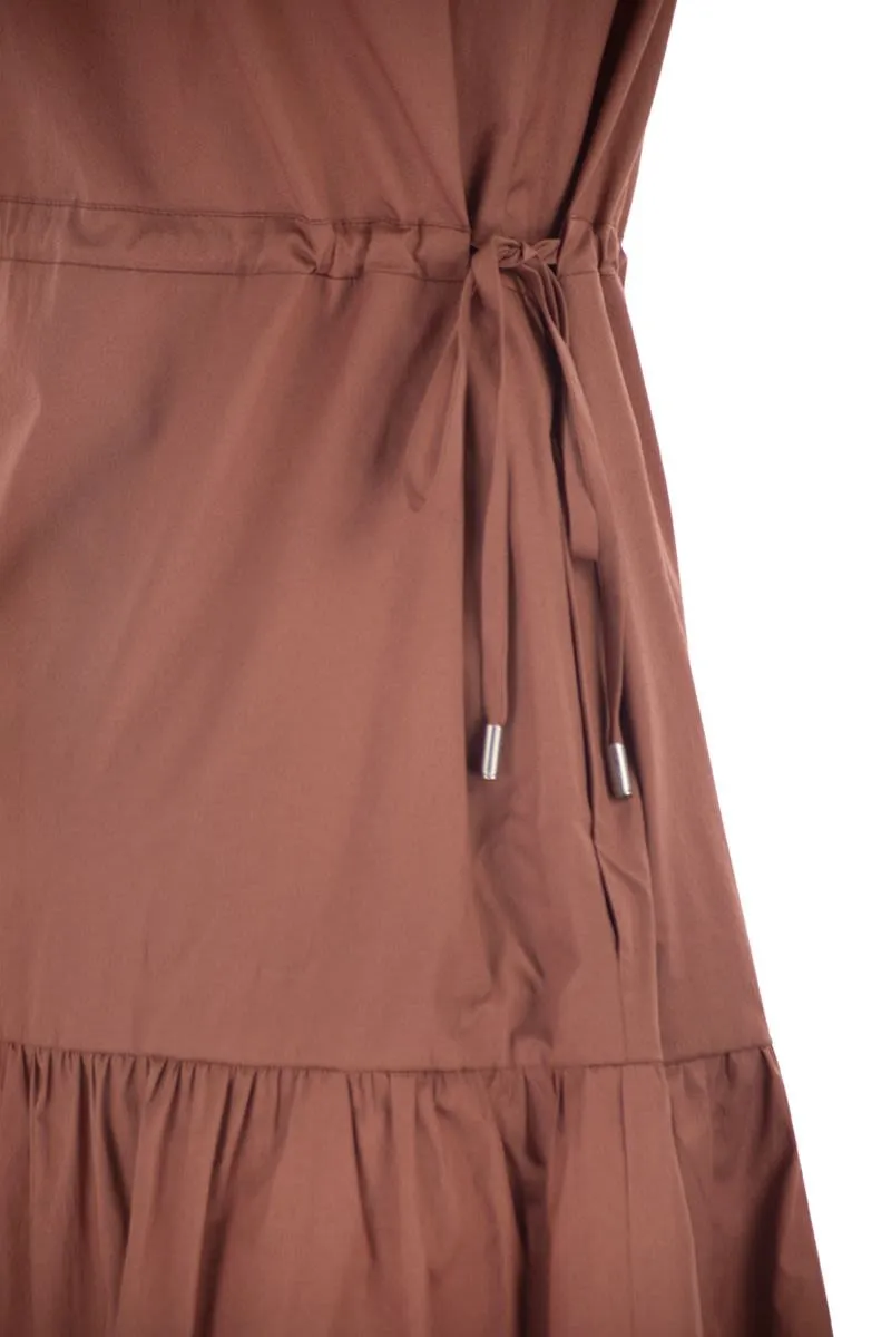 SLEEVELESS MIDI DRESS IN STRETCH COTTON sold by Lord & Taylor product image thumbnail 4