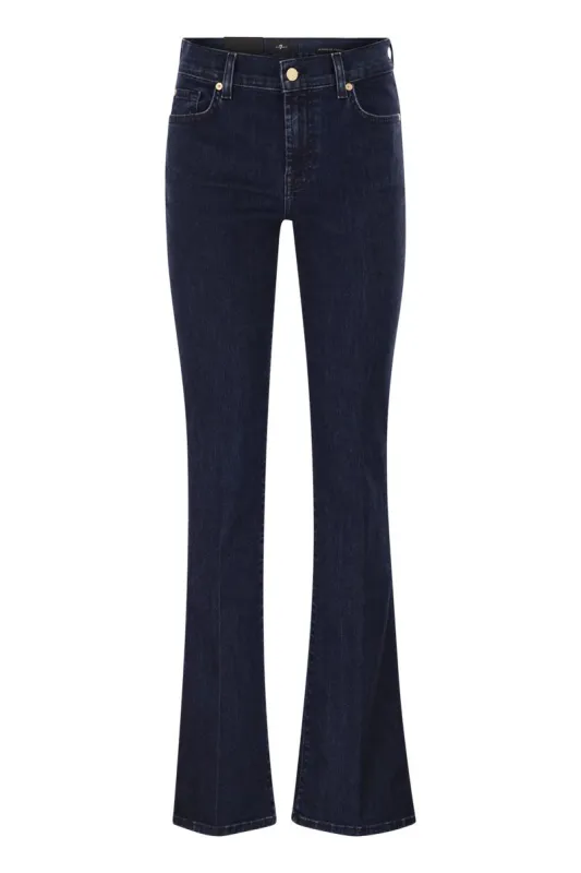 MEDIUM WAIST BOOTCUT JEANS sold by Lord & Taylor