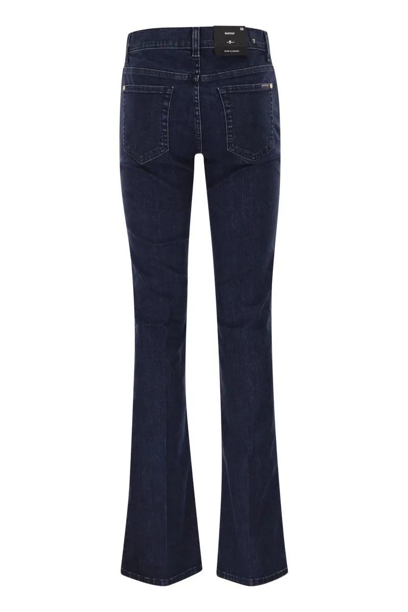 MEDIUM WAIST BOOTCUT JEANS sold by Lord & Taylor product image thumbnail 2