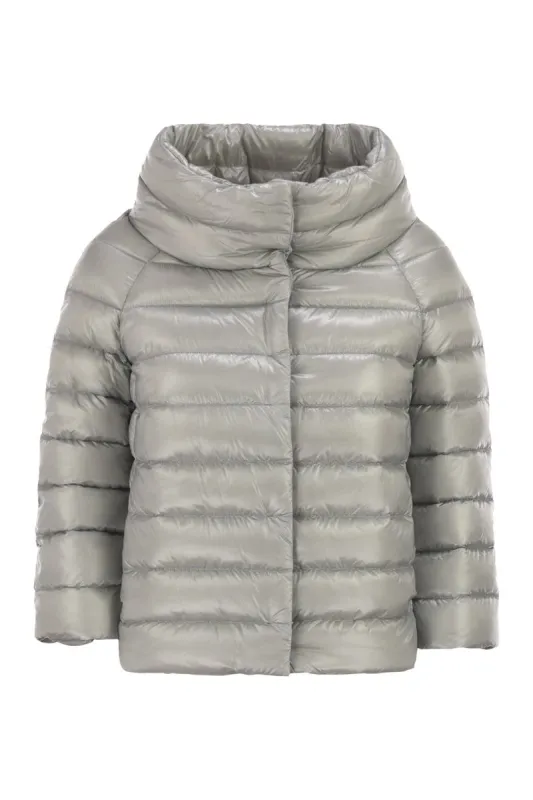 SOFIA - MINI CAPE WITH 3/4 SLEEVES made by Herno