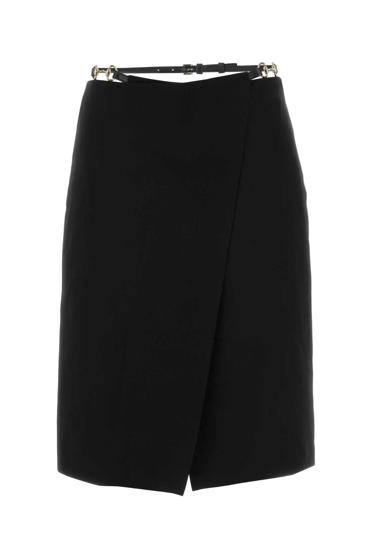 BLACK WOOL SKIRT sold by Lord & Taylor