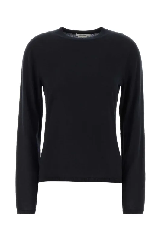 MIDNIGHT BLUE CASHMERE MXPITTURA SWEATER made by MaxMara