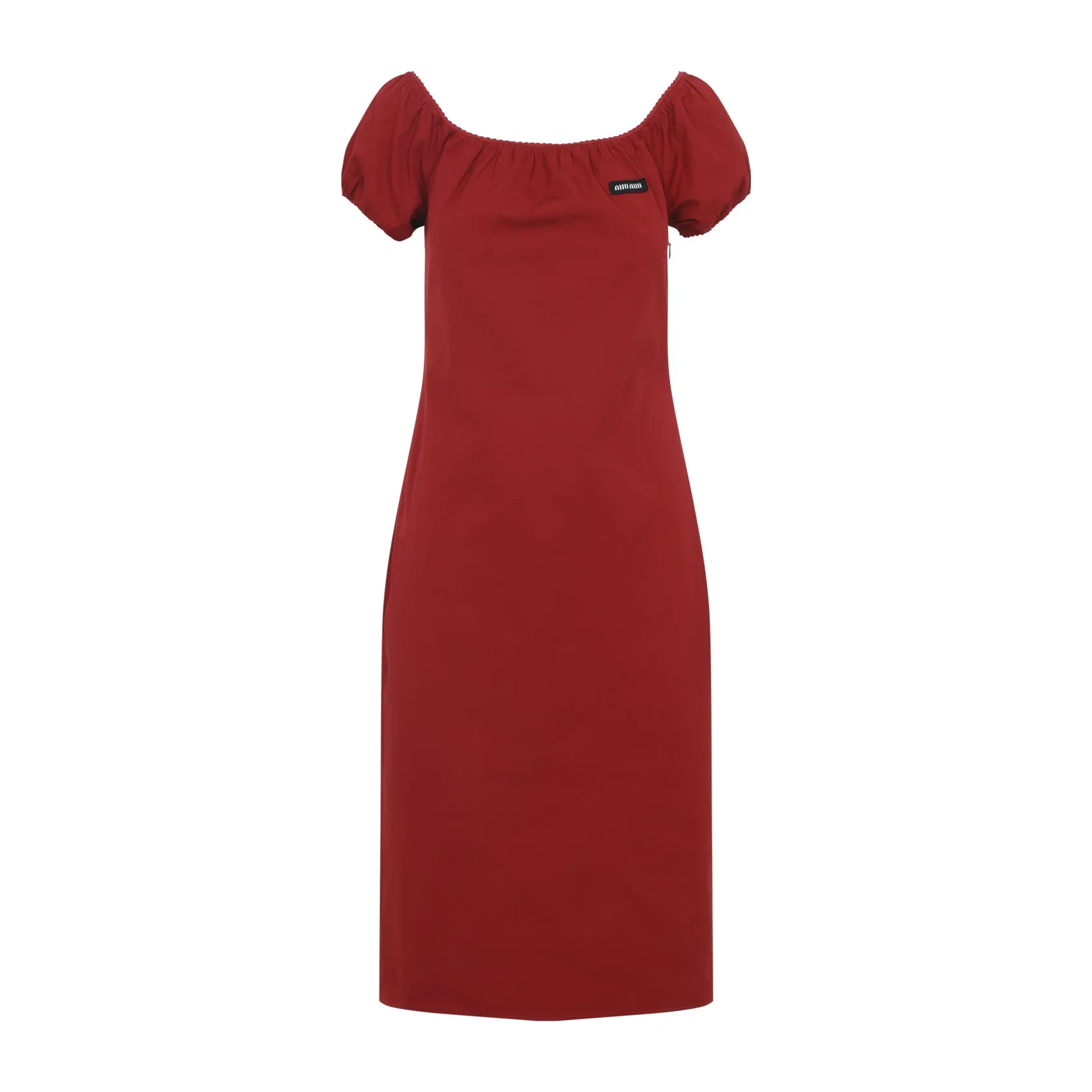 RED COTTON MIDI DRESS sold by Lord & Taylor
