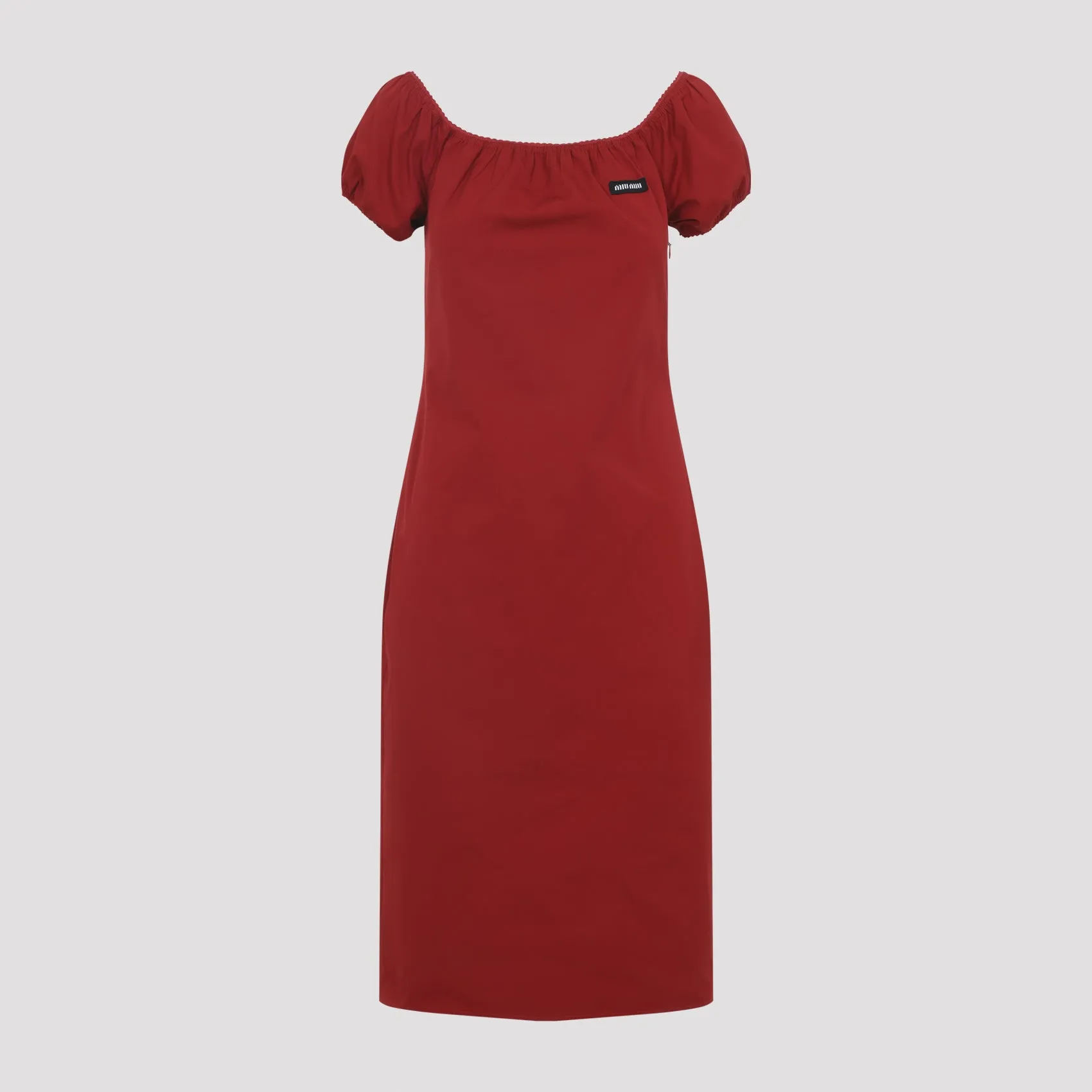 RED COTTON MIDI DRESS sold by Lord & Taylor product image thumbnail 2
