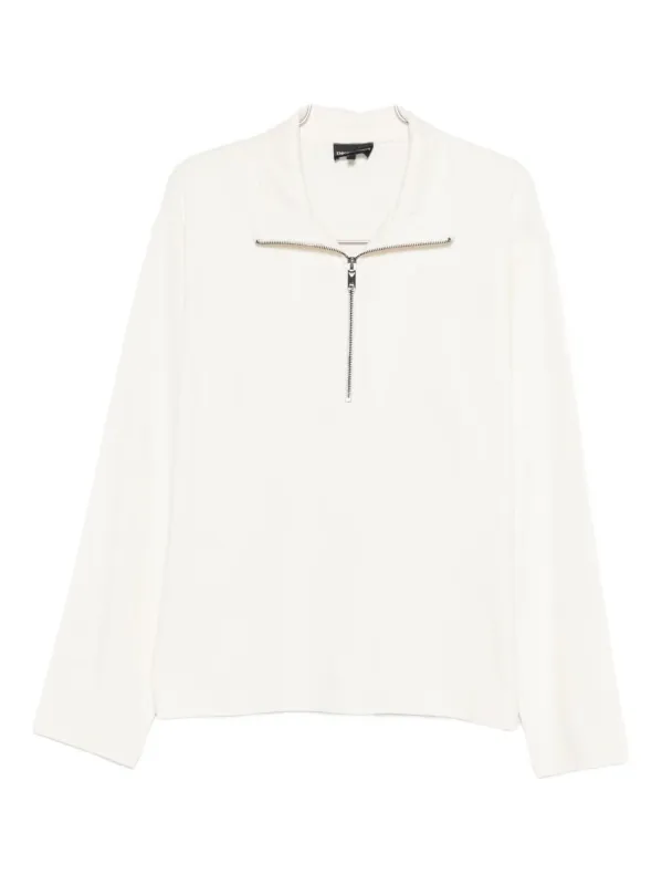 HALF-ZIP PULLOVER made by Emporio Armani