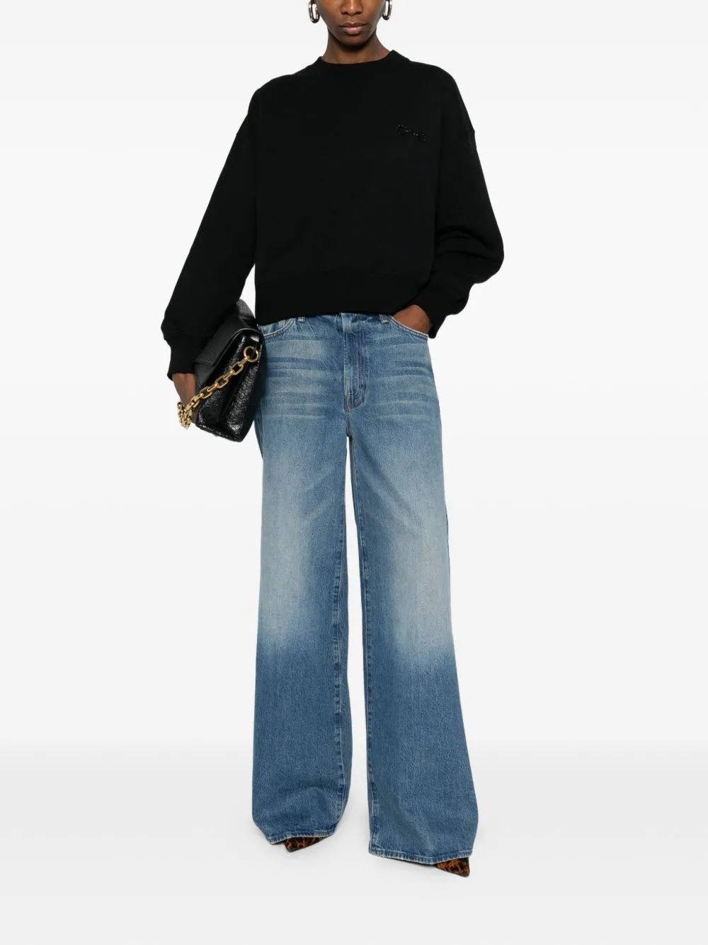 EMBELLISHED LONG-SLEEVED SWEATER sold by Lord & Taylor product image thumbnail 5