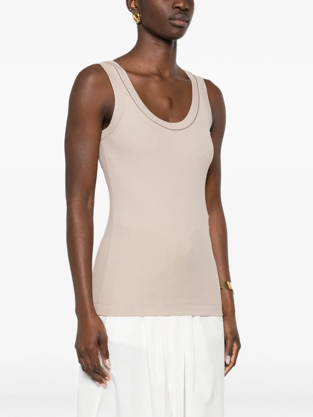 COTTON TANK TOP sold by Lord & Taylor product image thumbnail 5
