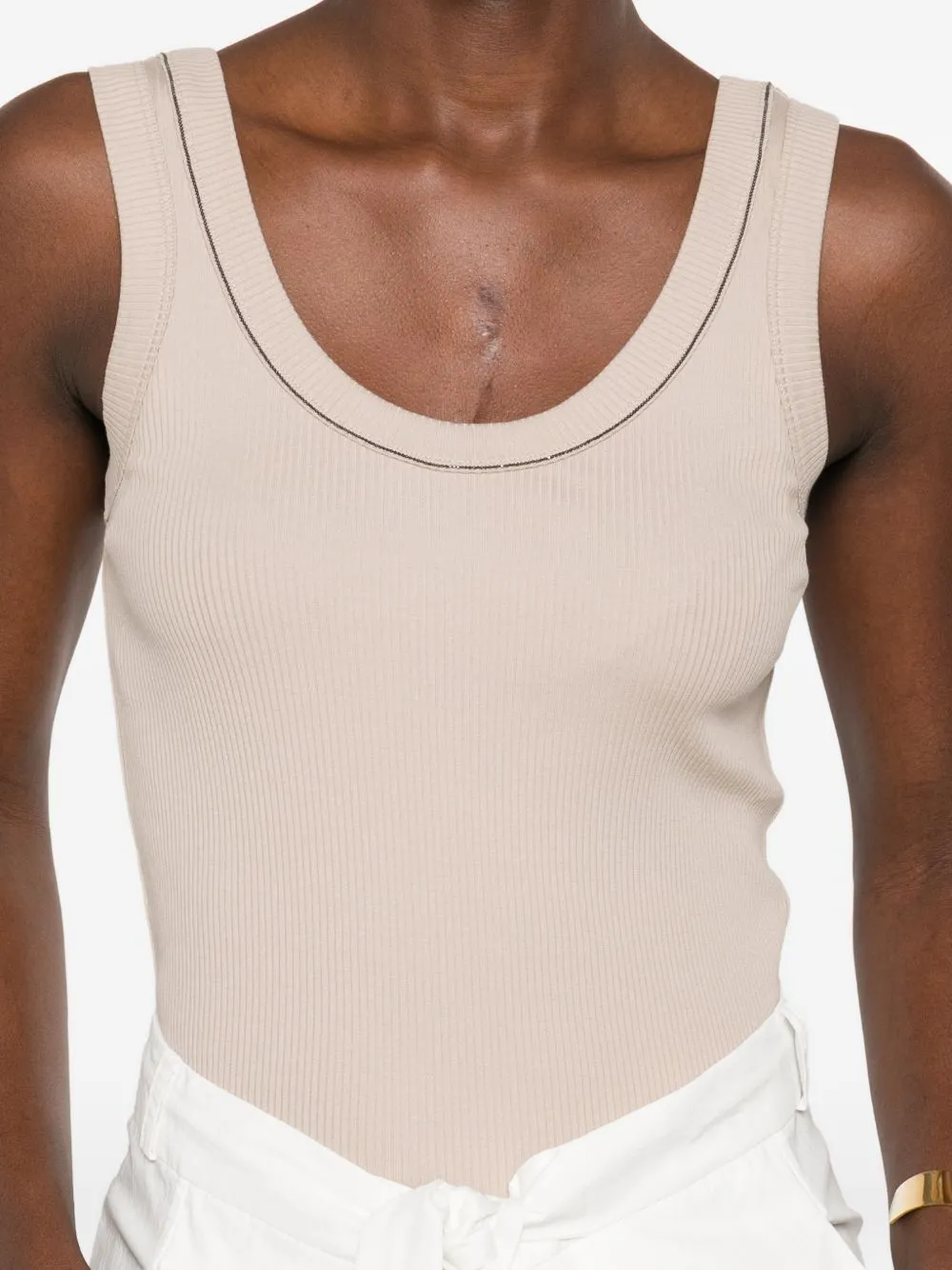 COTTON TANK TOP sold by Lord & Taylor product image thumbnail 3