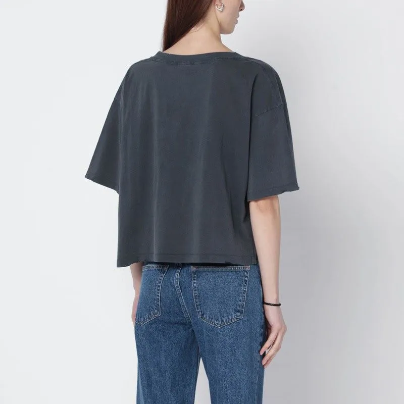 BLACK WASHED CROPPED JOHNNY TSHIRT sold by Lord & Taylor product image thumbnail 2