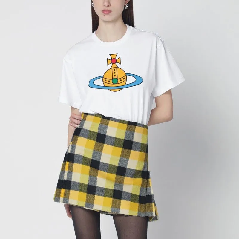 WHITE OVERSIZED TSHIRT WITH ORB PRINT sold by Lord & Taylor