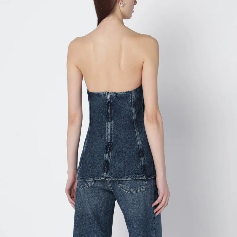 BLUE LARA DENIM CORSET sold by Lord & Taylor product image thumbnail 2