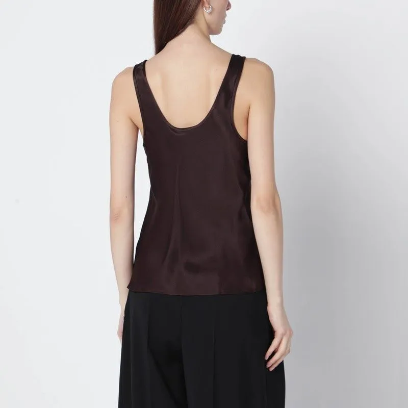 BROWN LEA SILK TOP sold by Lord & Taylor product image thumbnail 2