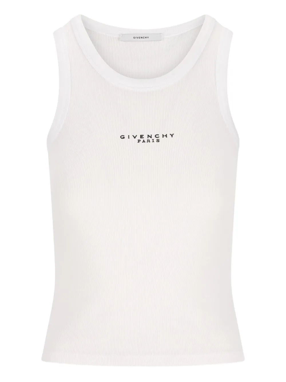SLIM-FIT COTTON TANK TOP WITH GIVENCHY PARIS PRINT sold by Lord & Taylor