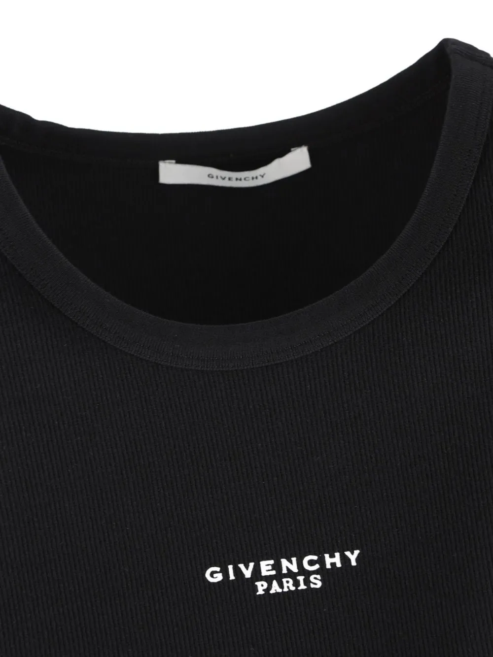 SLIM-FIT COTTON TANK TOP WITH GIVENCHY PARIS PRINT sold by Lord & Taylor product image thumbnail 4