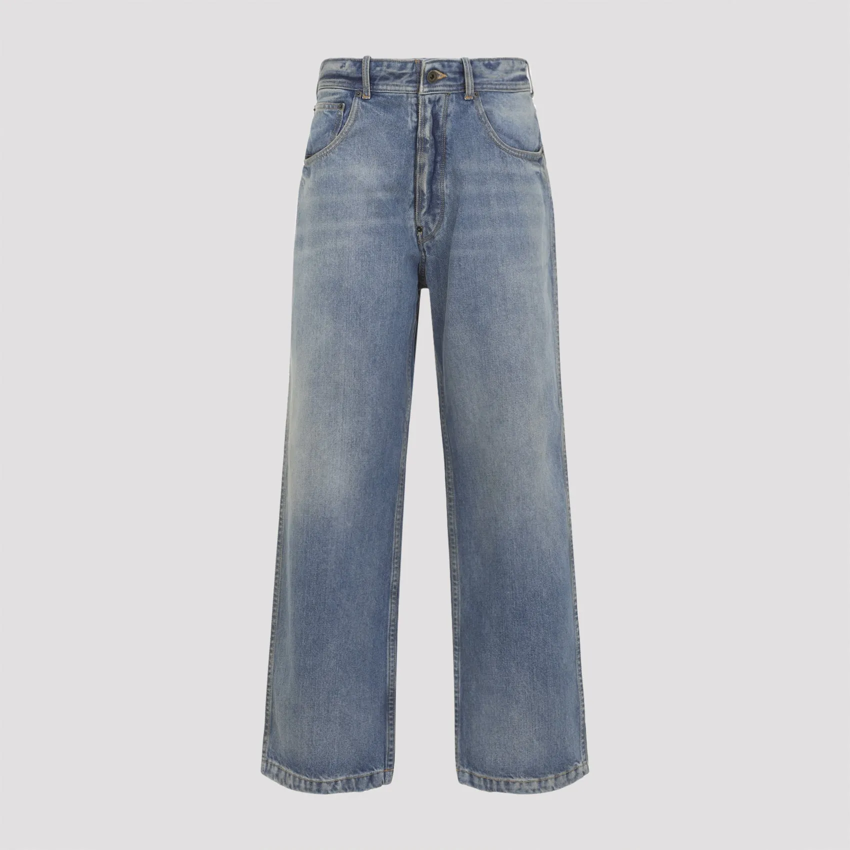 WASHED DENIM STRAIGHT-LEG CROPPED JEANS sold by Lord & Taylor product image thumbnail 3