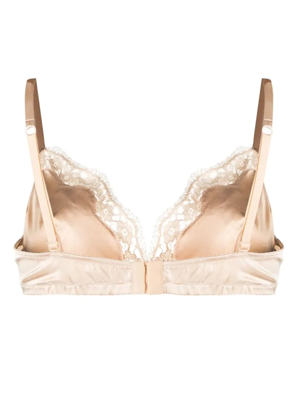 SOFT-CUP SATIN BRA WITH LACE DETAILING sold by Lord & Taylor product image thumbnail 2