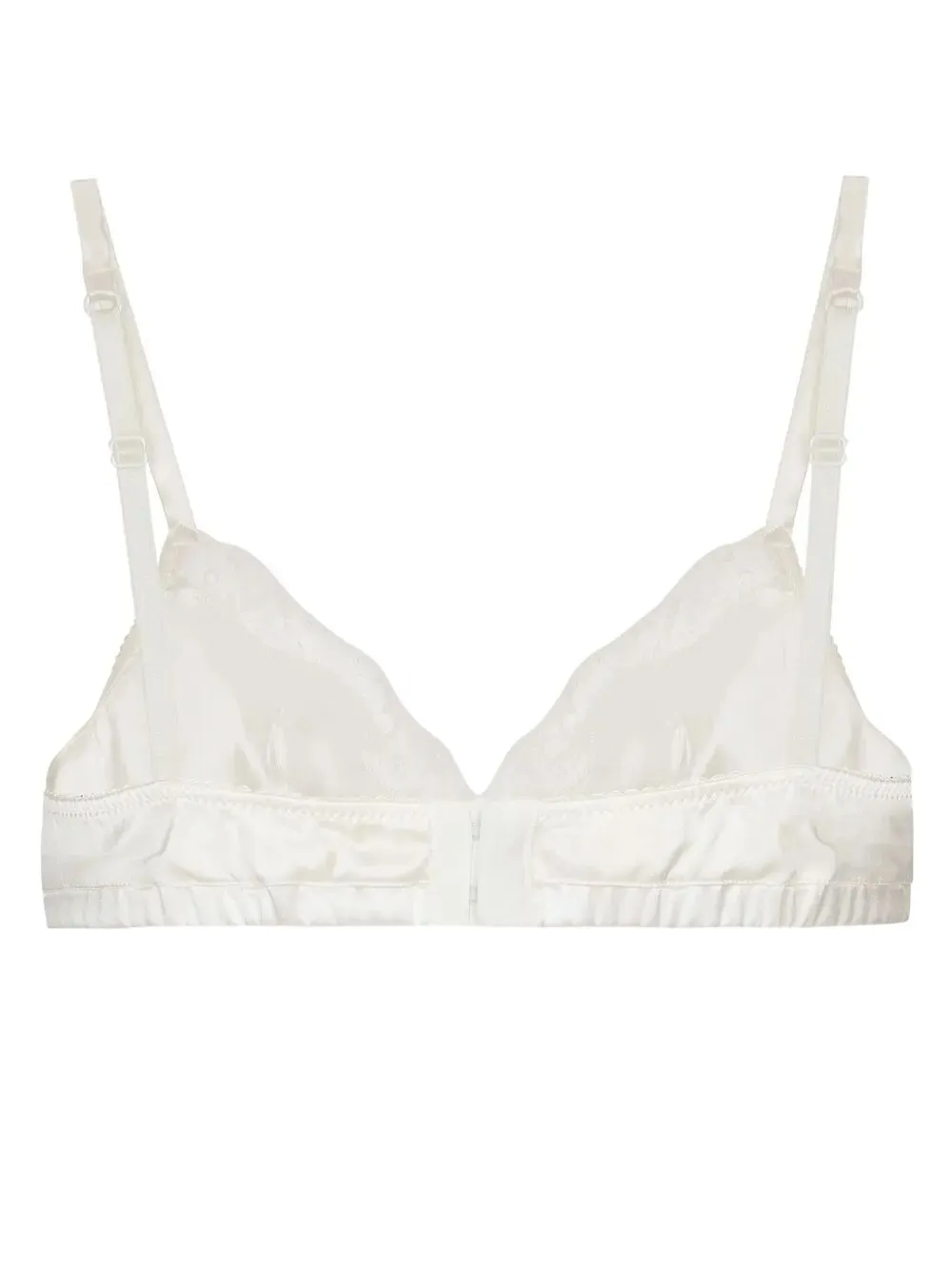 SOFT-CUP SATIN BRA WITH LACE DETAILING sold by Lord & Taylor product image thumbnail 3