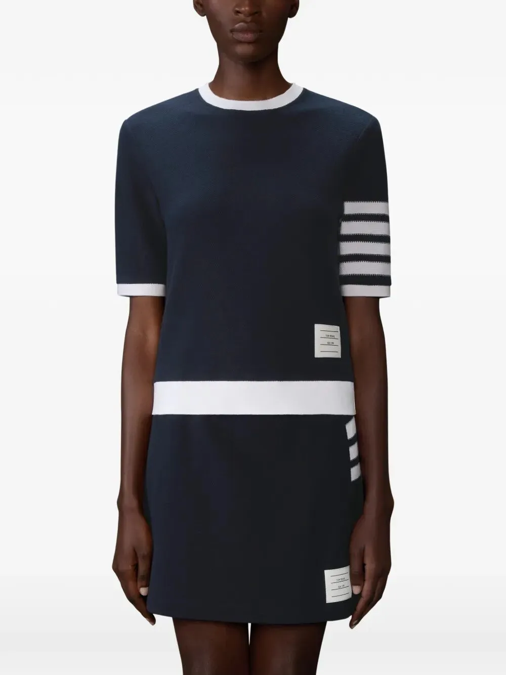 TEXTURED COTTON PIQUÉ 4-BAR T-SHIRT sold by Lord & Taylor product image thumbnail 3