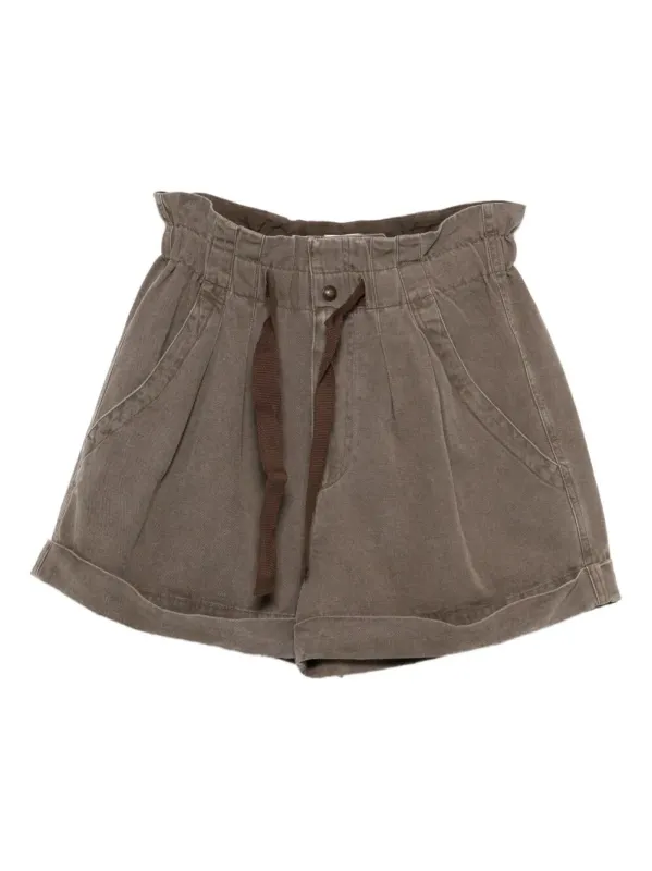 NIRMA COTTON AND LINEN CANVAS SHORTS sold by Lord & Taylor