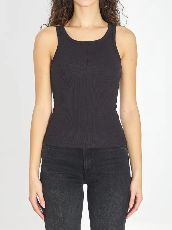 DARTS COTTON TANK TOP made by Alaia