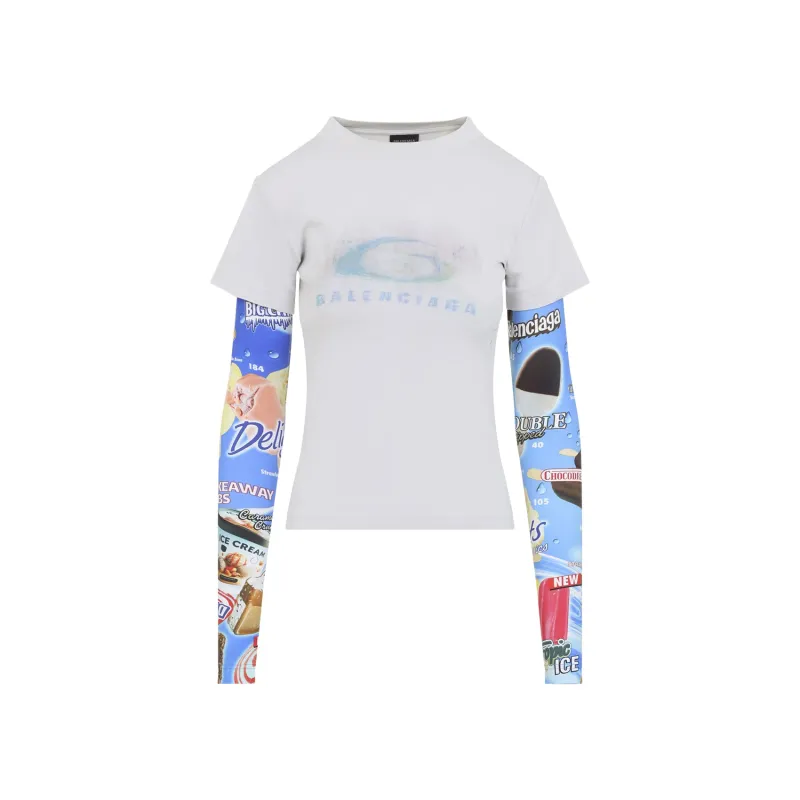DOUBLE SLEEVE TSHIRT made by Balenciaga