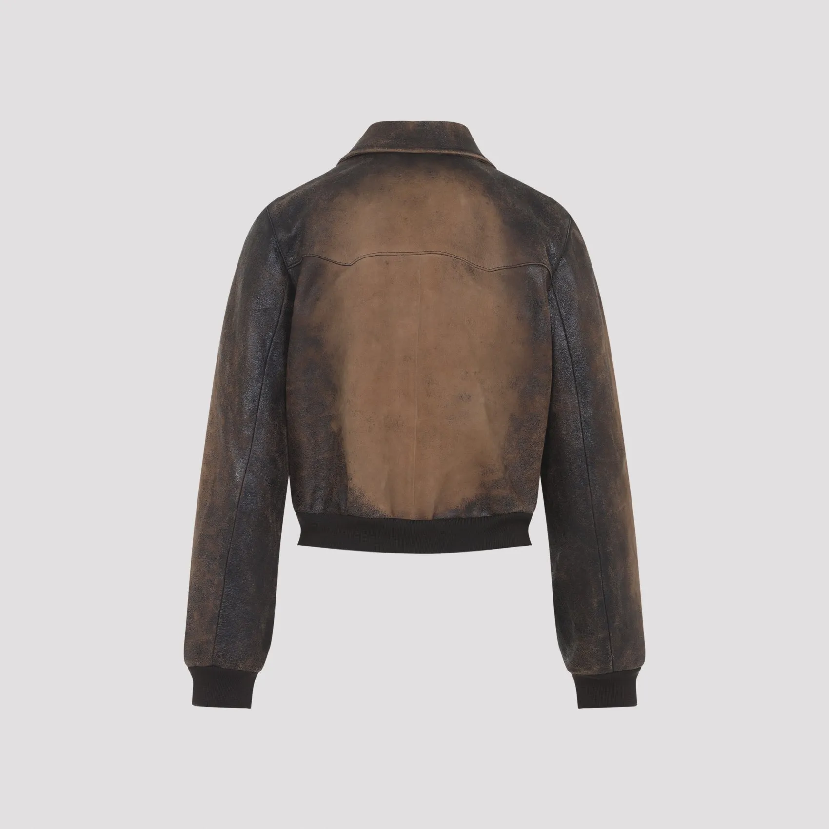 BROWN LAMB LEATHER JACKET sold by Lord & Taylor product image thumbnail 3