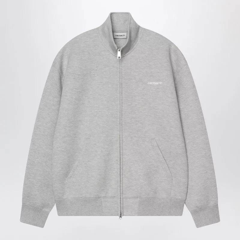 ALDA ZIP SWEAT JACKET GREY HEATHER/WHITE sold by Lord & Taylor